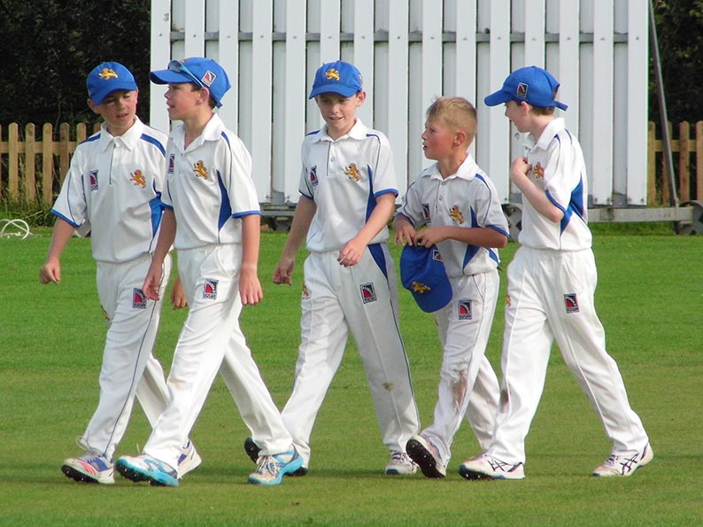 Devon take the field against Dorset at Whimple